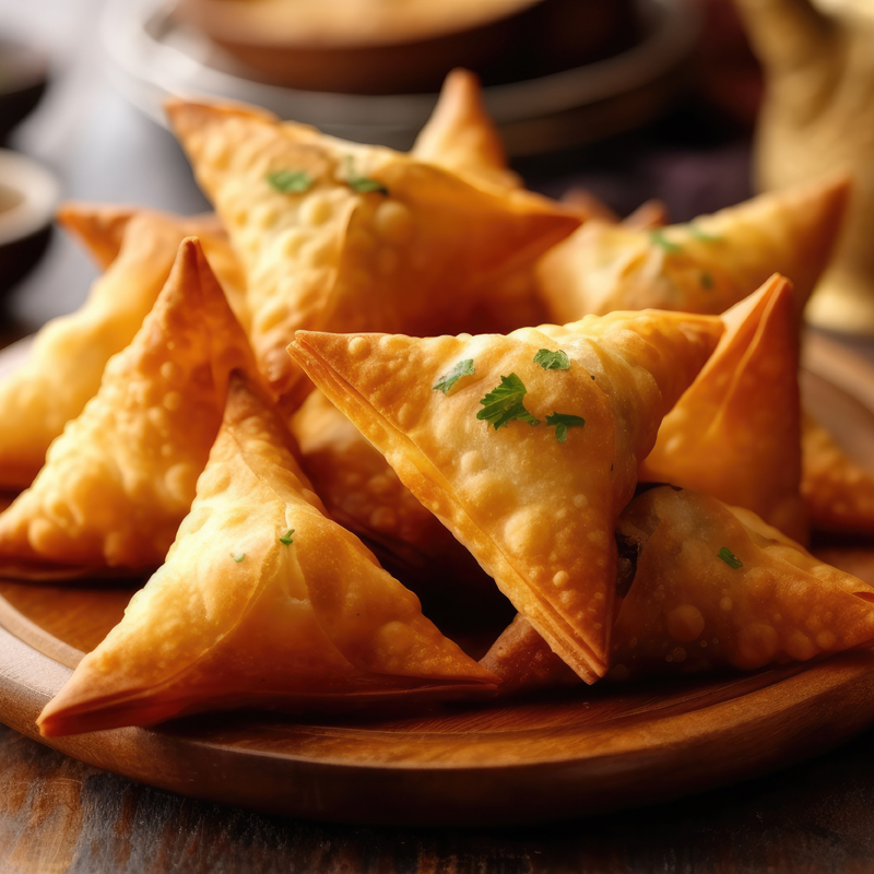 Cocktail Chilli Paneer Samosa